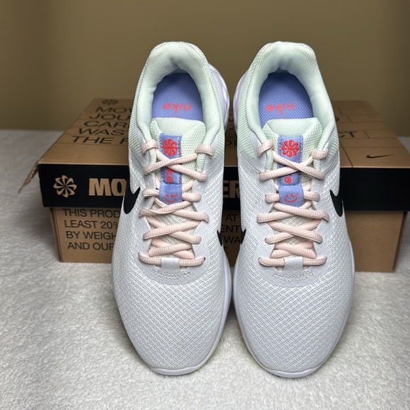 Nike Revolution 6 NN PRM DO9475-100 White-Dark Smoke Grey Women’s Running (New) - Picture 5 of 5